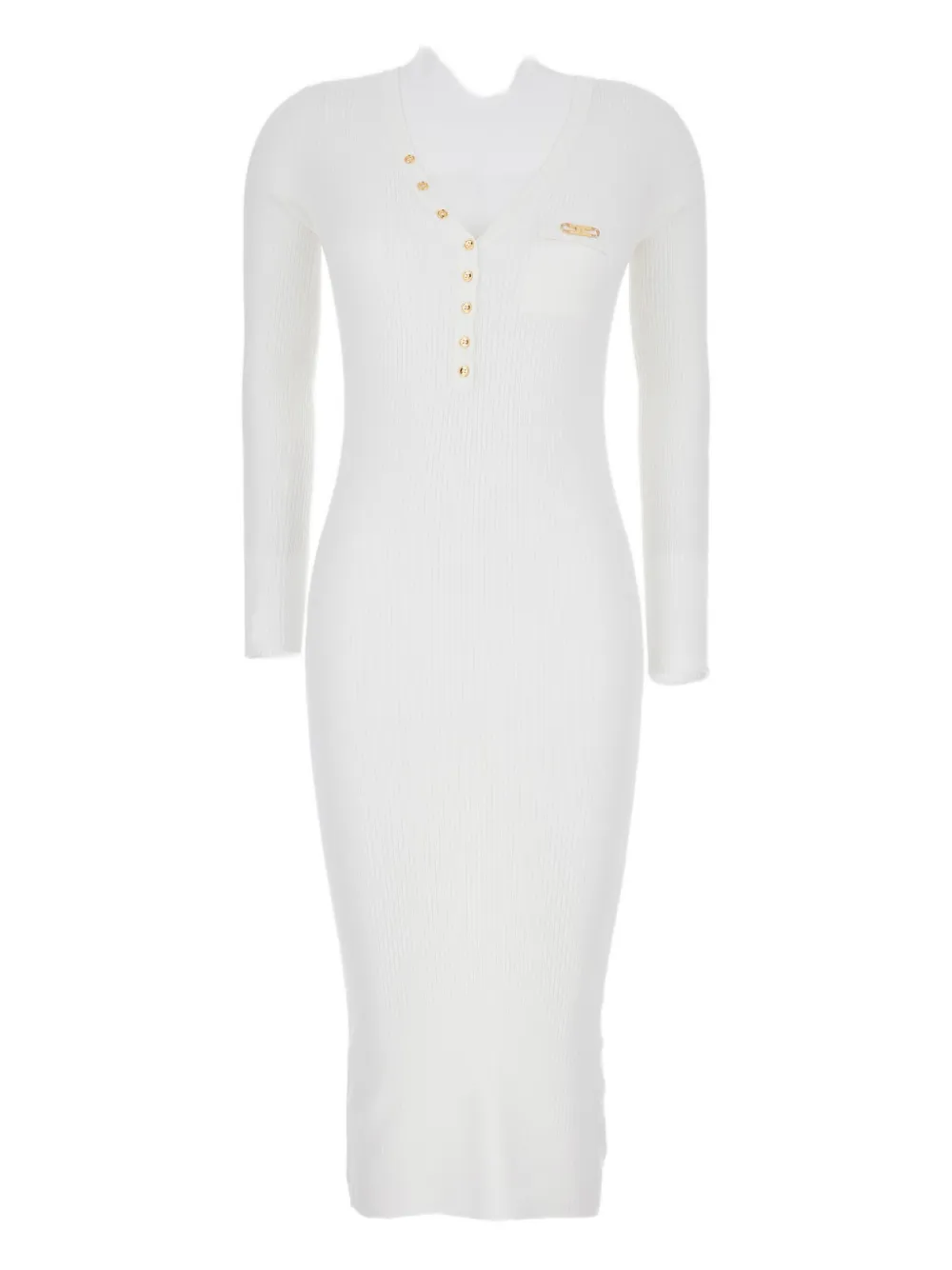 Платье миди в рубчик Elisabetta Franchi, белый
Платье миди в рубчик Elisabetta Franchi, белый