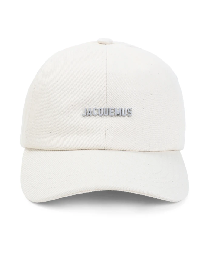 Белая хлопчатобумажная кепка с логотипом Jacquemus, белый
Белая хлопчатобумажная кепка с логотипом Jacquemus, белый