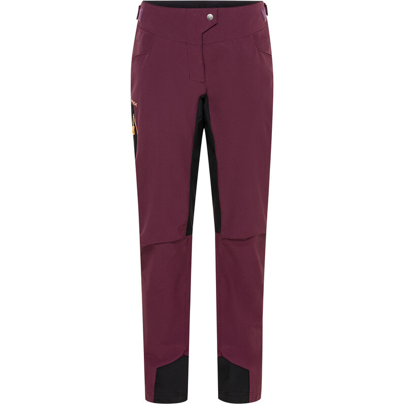 Женские легкие брюки из софтшелла Qimsa Vaude, красный 
Женские легкие брюки из софтшелла Qimsa Vaude, красный