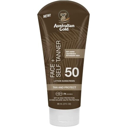 Солнцезащитный крем и автозагар для лица Spf 50, 88 мл, коричневый, Australian Gold
Солнцезащитный крем и автозагар для лица Spf 50, 88 мл, коричневый, Australian Gold