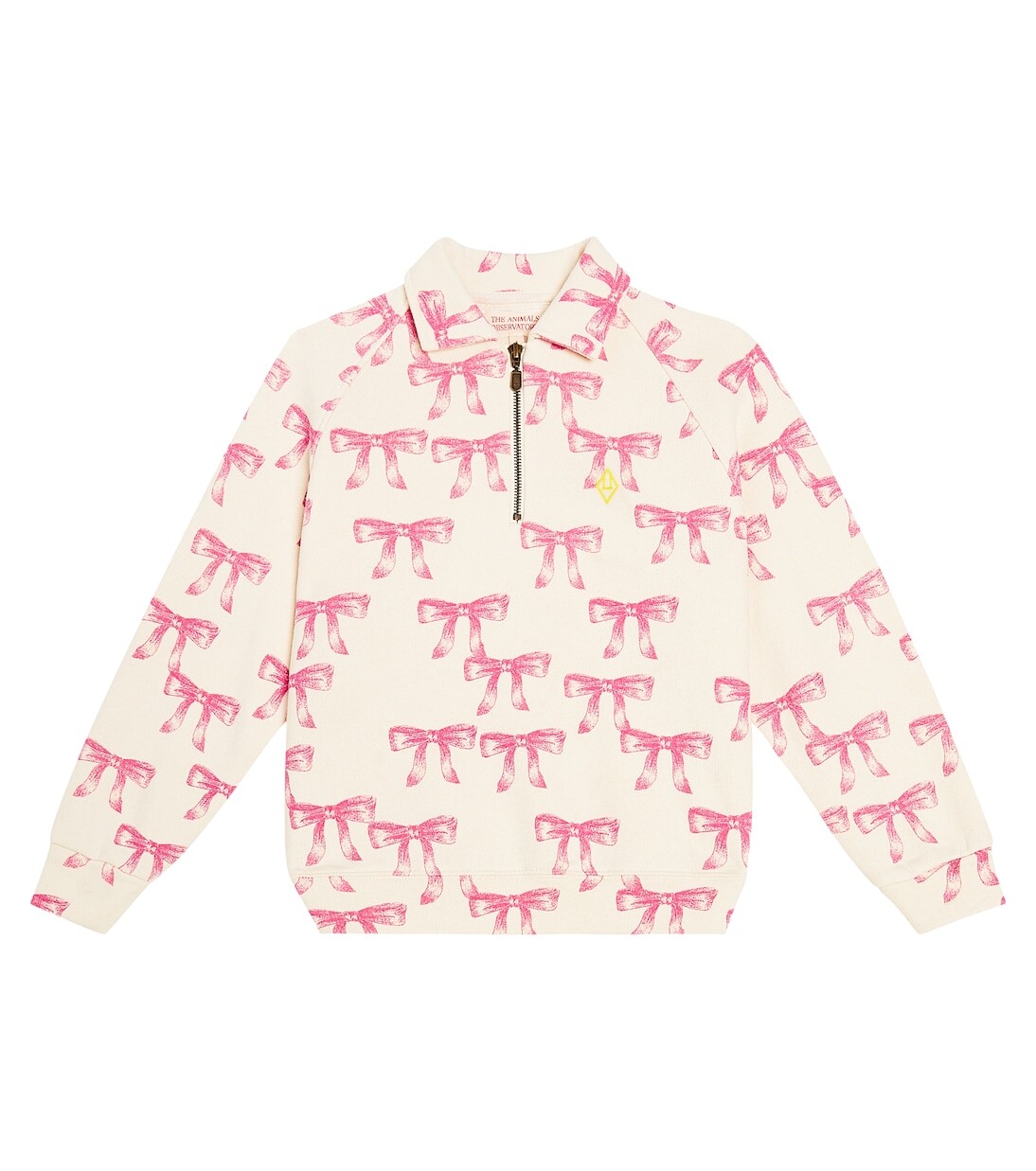 Свитер-поло из хлопка с изображением морского конька The Animals Observatory, белый
Свитер-поло из хлопка с изображением морского конька The Animals Observatory, белый