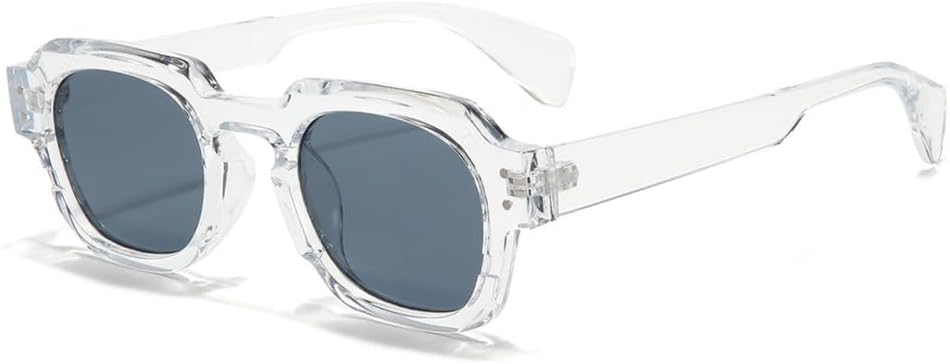 2027 Маленькие квадратные солнцезащитные очки для женщин с заклепками, ретро-панк, мужские синие солнцезащитные очки, зеленые солнцезащитные очки UV400 MTZJH, Transparent
2027 Маленькие квадратные солнцезащитные очки для женщин с заклепками, ретро-панк, мужские синие солнцезащитные очки, зеленые солнцезащитные очки UV400 MTZJH, Transparent