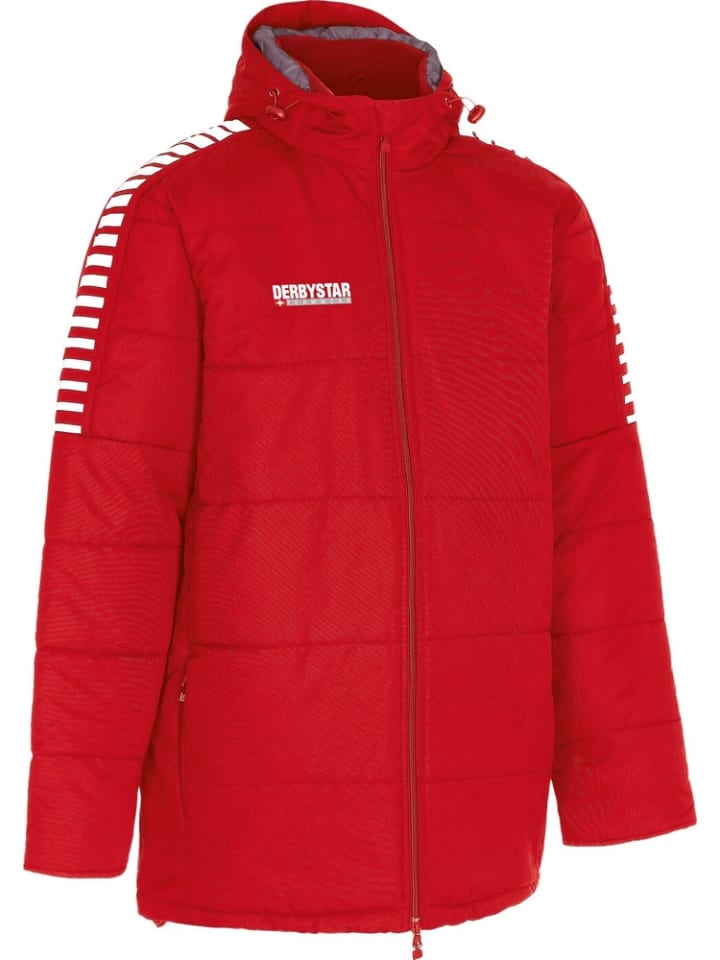 Куртка-дождевик "Hyper Stadium Jacket" красного цвета Derbystar
Куртка-дождевик "Hyper Stadium Jacket" красного цвета Derbystar