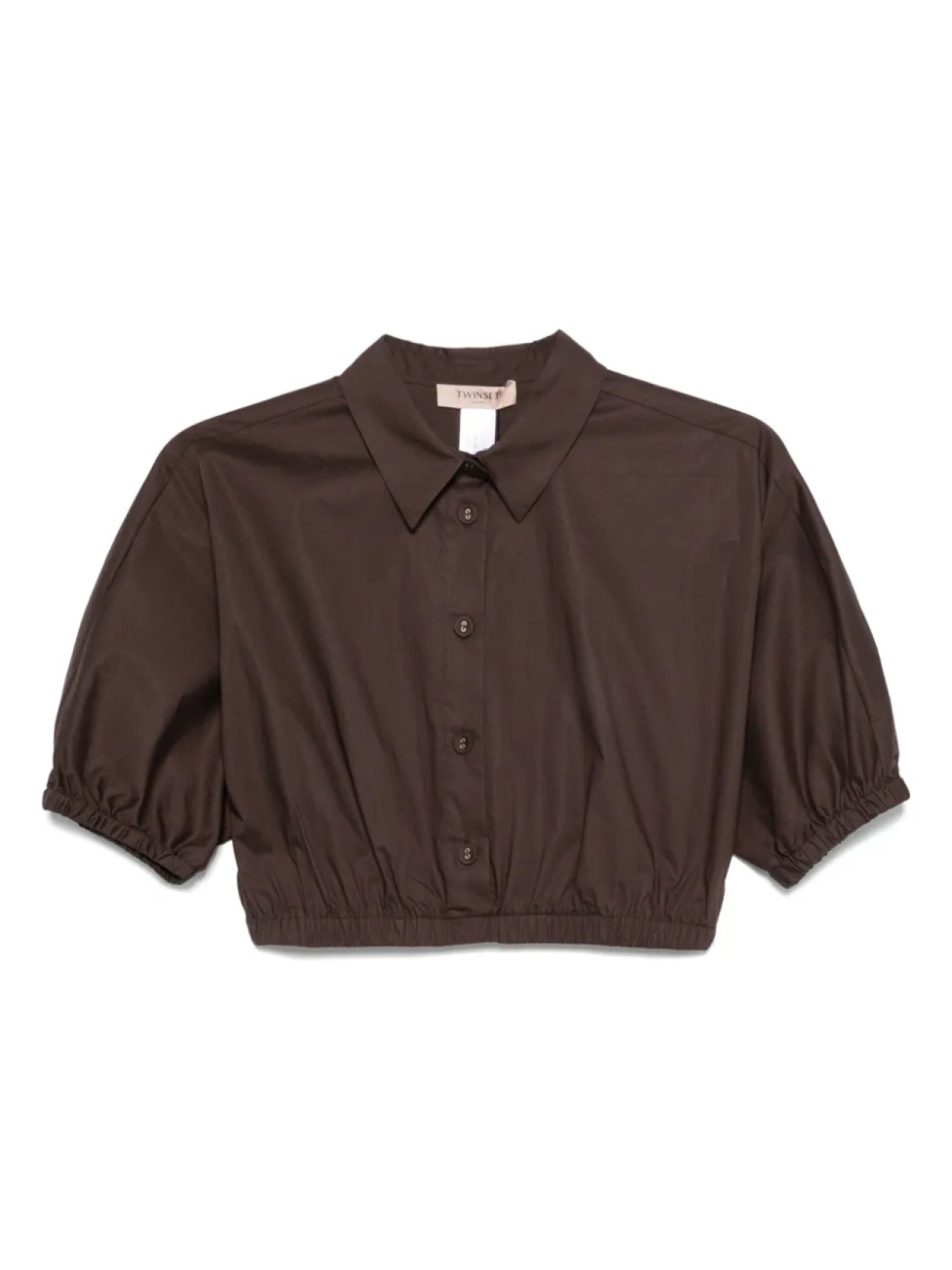 Укороченная блузка TWINSET, коричневый
Укороченная блузка TWINSET, коричневый