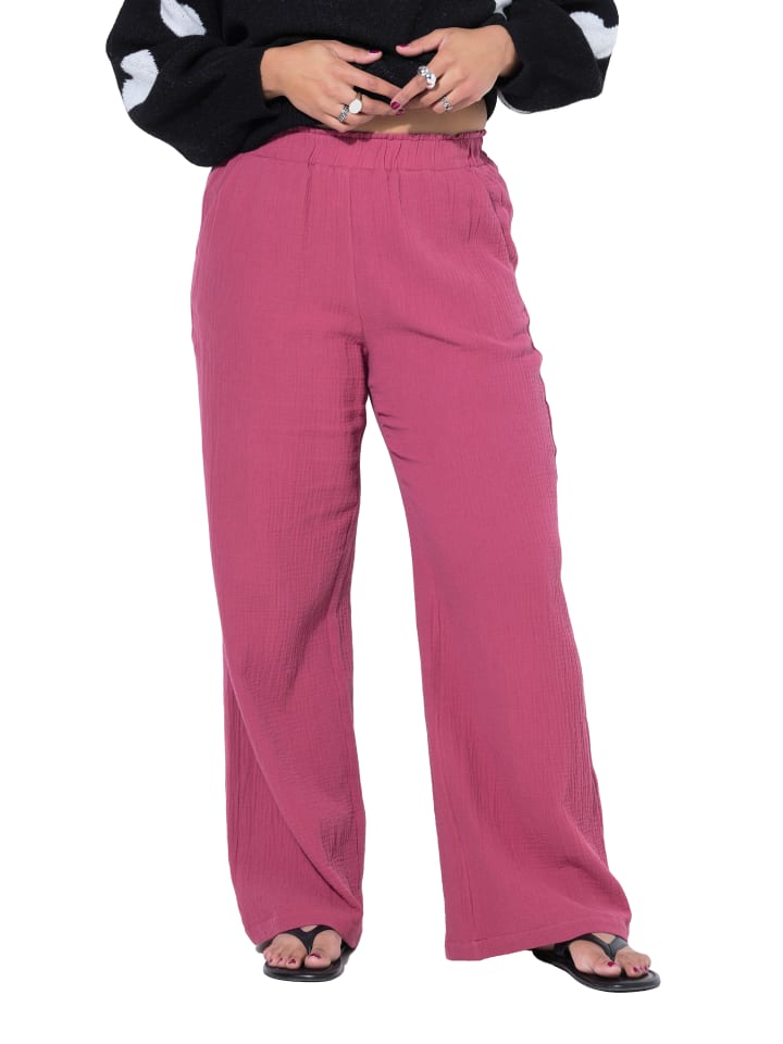 Studio Untold Брюки без шнурков ягодного цвета
Studio Untold Брюки без шнурков ягодного цвета