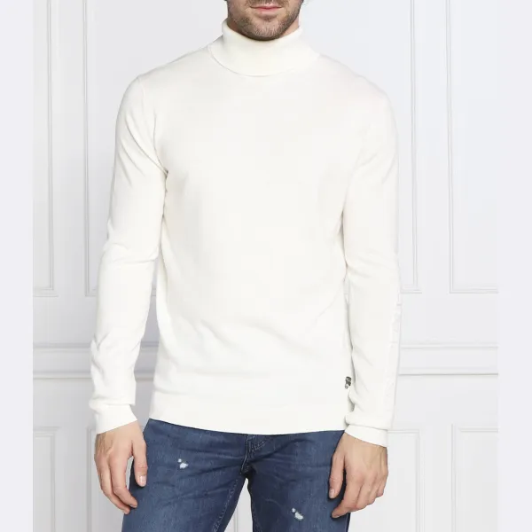 Облегающая водолазка с добавлением шерсти Karl Lagerfeld, бежевый
Облегающая водолазка с добавлением шерсти Karl Lagerfeld, бежевый