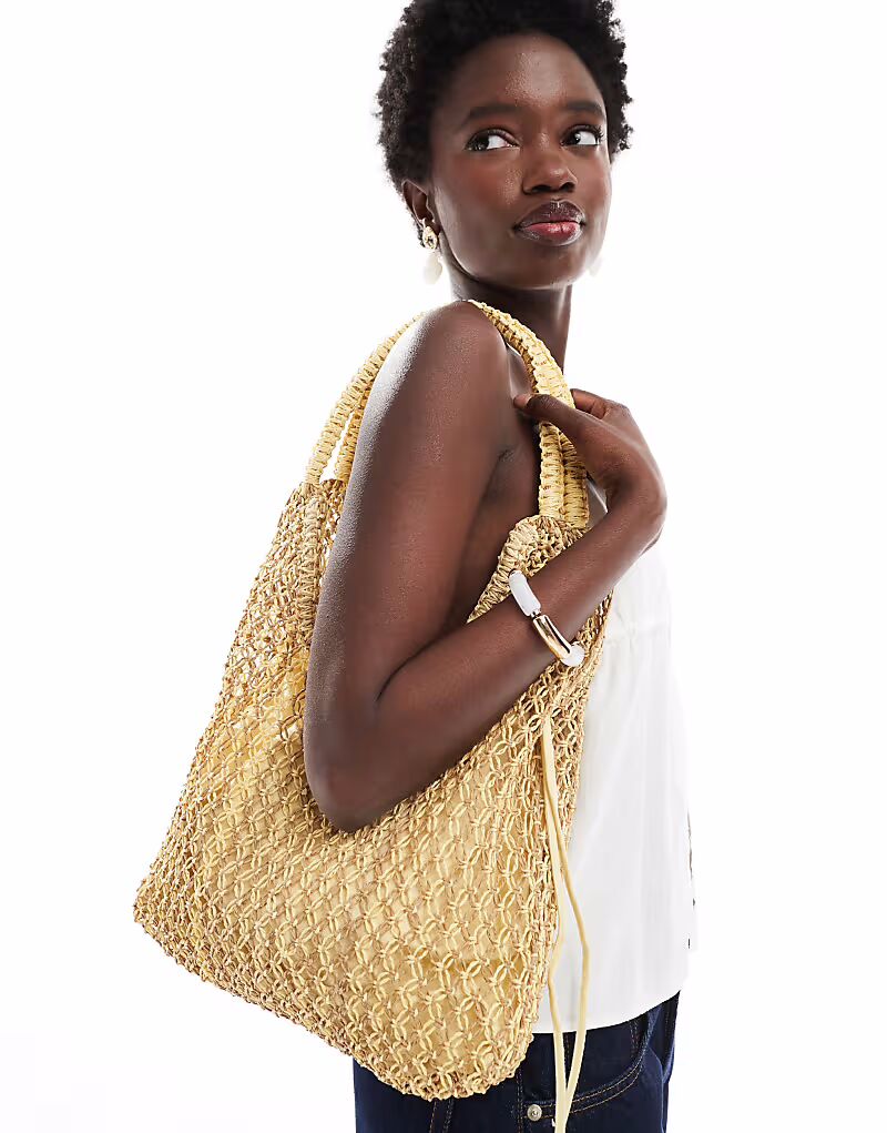 Сумка через плечо из ротанга Pull&Bear желтого цвета
Сумка через плечо из ротанга Pull&Bear желтого цвета