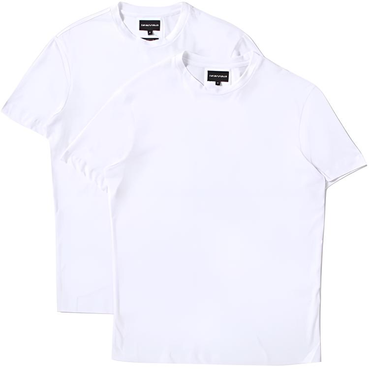 Двухкомплектная футболка с тисненым логотипом EMPORIO ARMANI, белый
Двухкомплектная футболка с тисненым логотипом EMPORIO ARMANI, белый