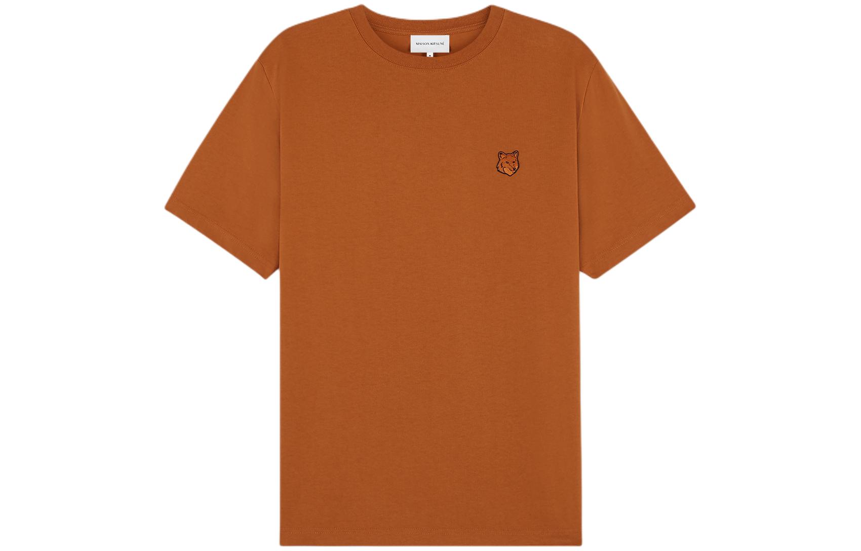 Футболка с круглым вырезом и нашивкой в виде головы лисы Maison Kitsune, tobacco
Футболка с круглым вырезом и нашивкой в виде головы лисы Maison Kitsune, tobacco