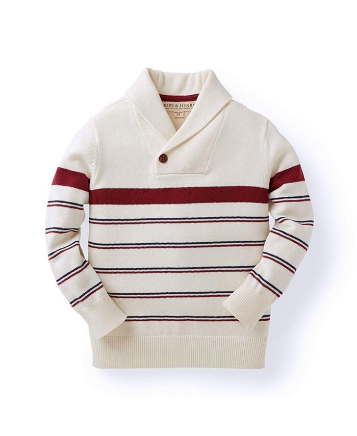 Свитер с шалевым воротником для маленьких мальчиков, для новорожденных Hope & Henry, коричневый
Свитер с шалевым воротником для маленьких мальчиков, для новорожденных Hope & Henry, коричневый