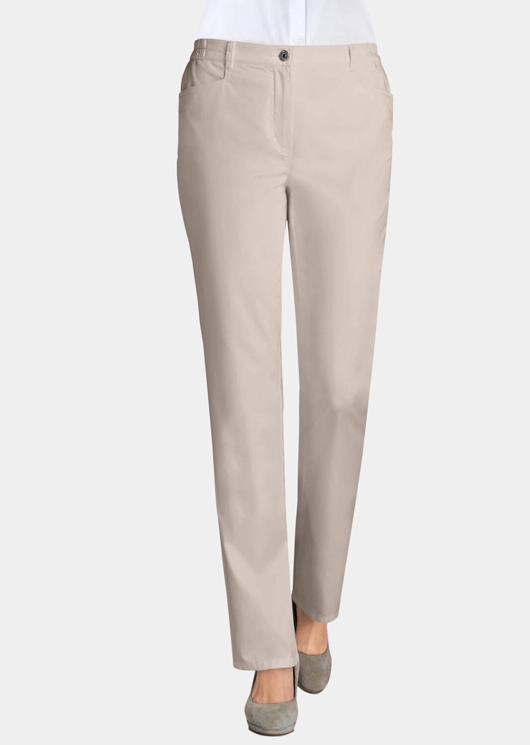 Брюки GOLDNER Baumwollhose ANNA, цвет kitt 
Брюки GOLDNER Baumwollhose ANNA, цвет kitt