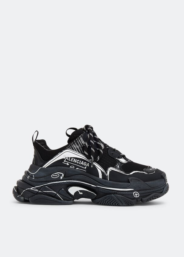 Кроссовки Balenciaga Triple S Sketch, черный
Кроссовки Balenciaga Triple S Sketch, черный
