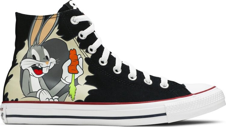 Кроссовки Converse Looney Tunes x Chuck Taylor All Star High 80th Anniversary - Bugs Bunnys Mischief, черный
Кроссовки Converse Looney Tunes x Chuck Taylor All Star High 80th Anniversary - Bugs Bunnys Mischief, черный