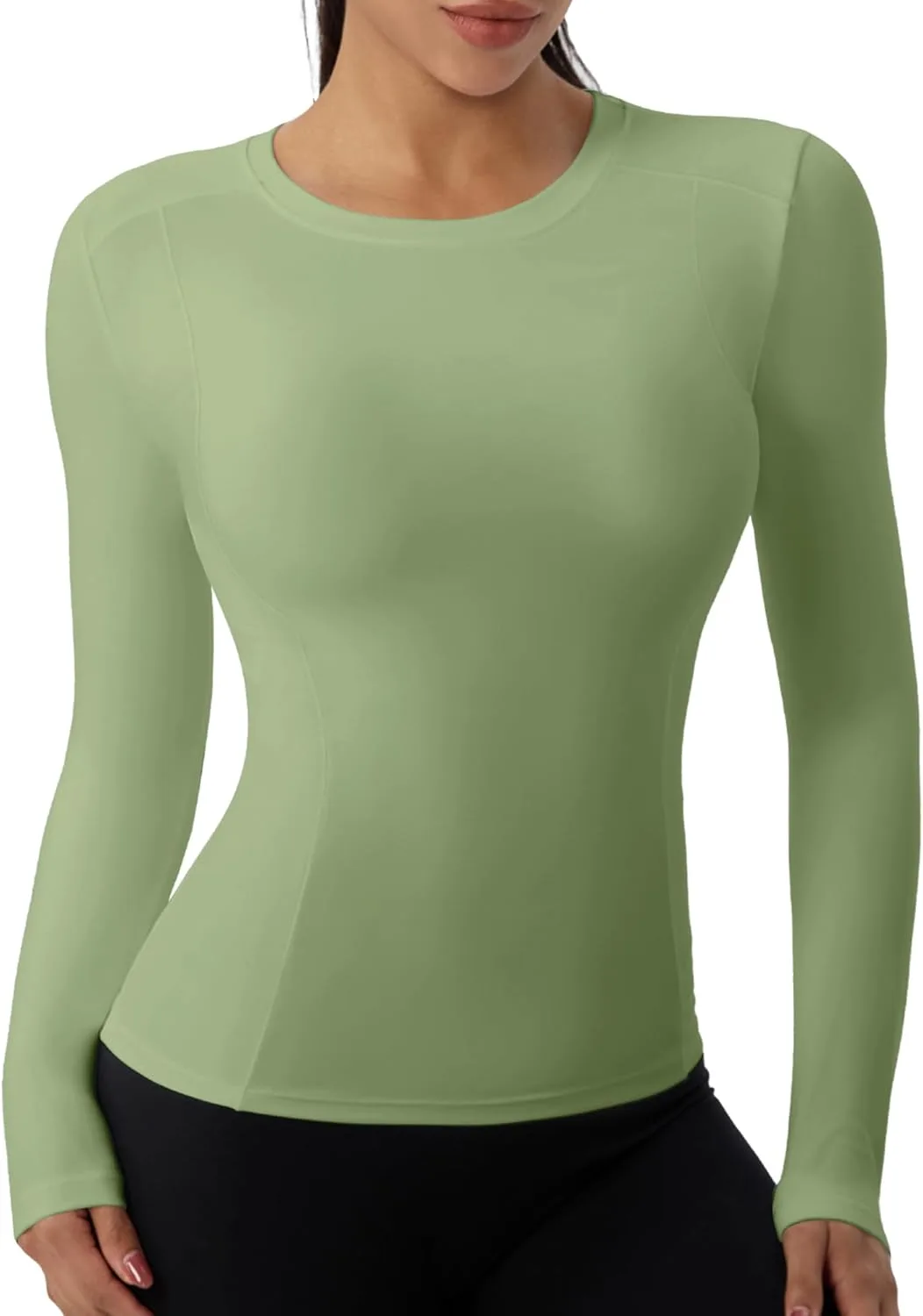 Женская компрессионная футболка SPVISE с длинным рукавом и круглым вырезом
Женская компрессионная футболка SPVISE с длинным рукавом и круглым вырезом