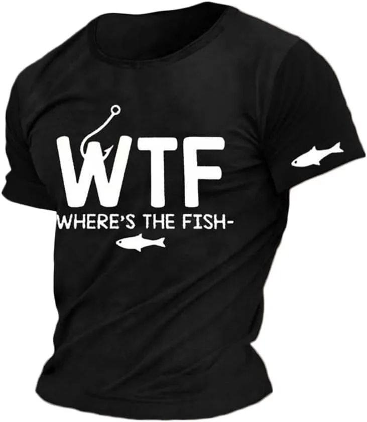 Футболка WTF Wheres The Fish для рыбака CIVIZILUX
Футболка WTF Wheres The Fish для рыбака CIVIZILUX