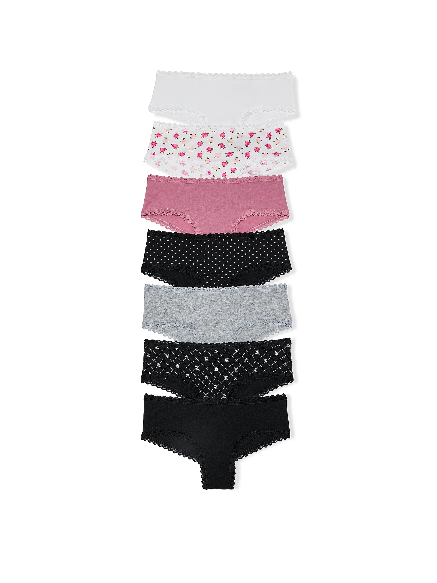 Комплект трусов Victoria's Secret Lace-Trim Cotton Cheeky, 7 штук, мультиколор, Разноцветный, Комплект трусов Victoria's Secret Lace-Trim Cotton Cheeky, 7 штук, мультиколор
Комплект трусов Victoria's Secret Lace-Trim Cotton Cheeky, 7 штук, мультиколор, Разноцветный, Комплект трусов Victoria's Secret Lace-Trim Cotton Cheeky, 7 штук, мультиколор