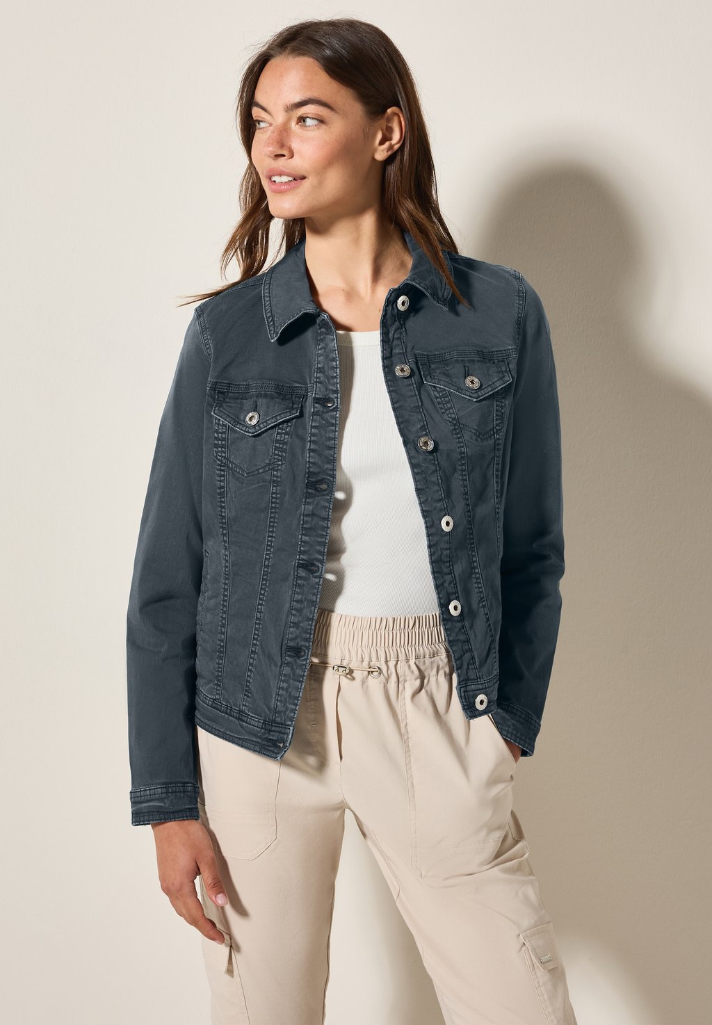 Джинсовая куртка Cecil, темно-зеленый
Джинсовая куртка Cecil, темно-зеленый