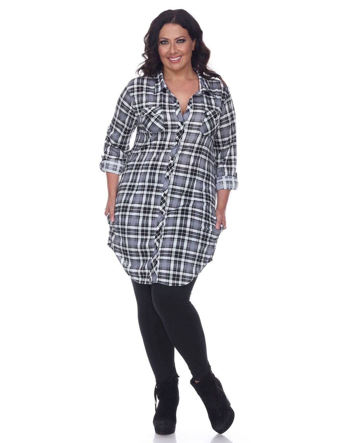 Эластичная клетчатая туника plus piper White Mark, мульти
Эластичная клетчатая туника plus piper White Mark, мульти
