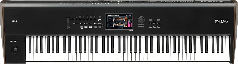 Korg Nautilus 88 88-клавишная рабочая станция синтезатора Nautilus 88 88-key Synthesizer Workstation
Korg Nautilus 88 88-клавишная рабочая станция синтезатора Nautilus 88 88-key Synthesizer Workstation