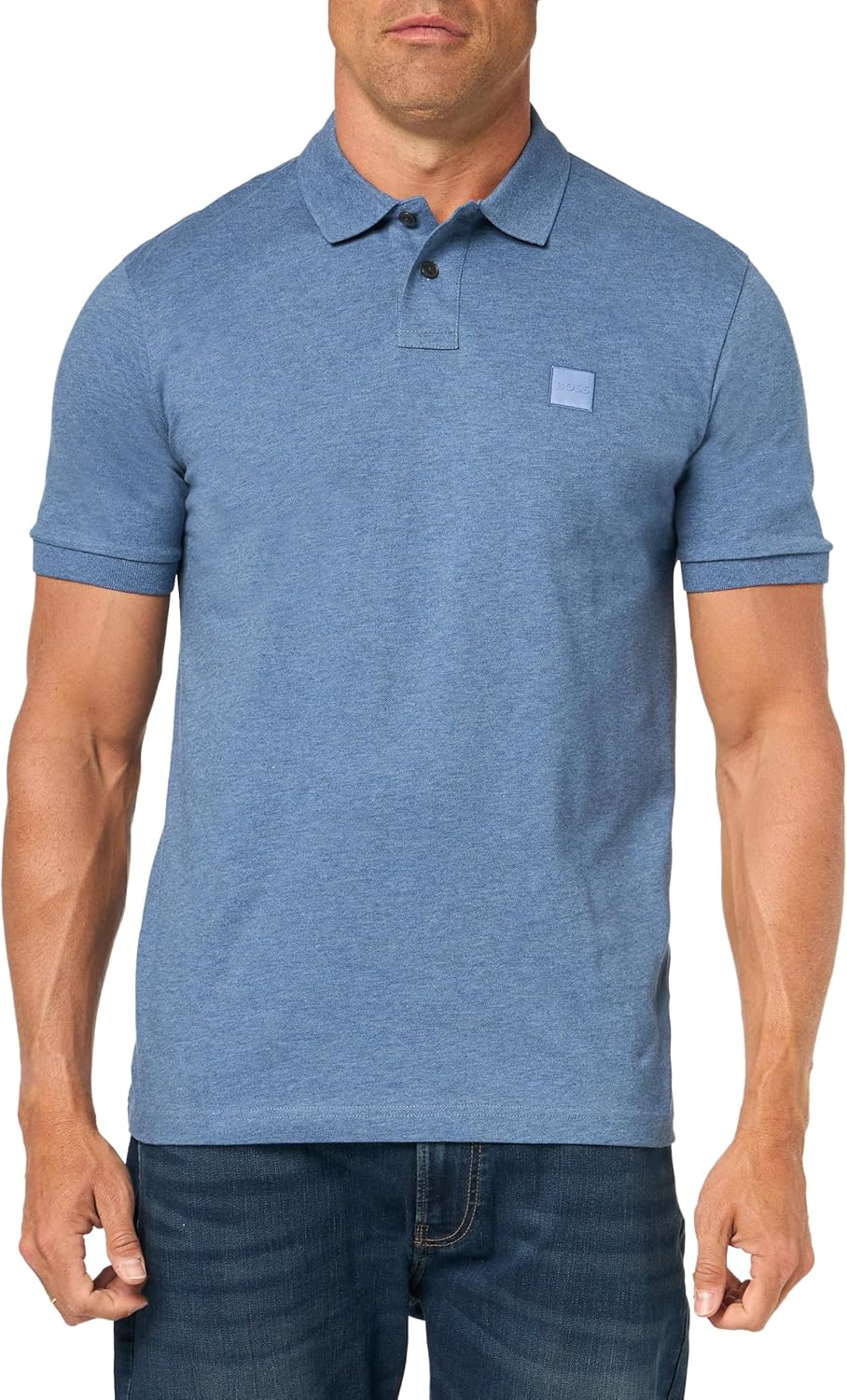 BOSS Мужская поло с квадратным логотипом, приталенная, пике, Pastal Blue Melange, Синий, BOSS Мужская поло с квадратным логотипом, приталенная, пике, Pastal Blue Melange
BOSS Мужская поло с квадратным логотипом, приталенная, пике, Pastal Blue Melange, Синий, BOSS Мужская поло с квадратным логотипом, приталенная, пике, Pastal Blue Melange