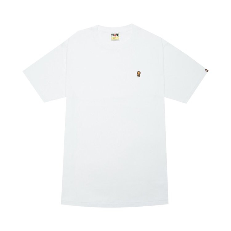 Футболка BAPE Baby Milo One Point Tee 'White', белый 
Футболка BAPE Baby Milo One Point Tee 'White', белый