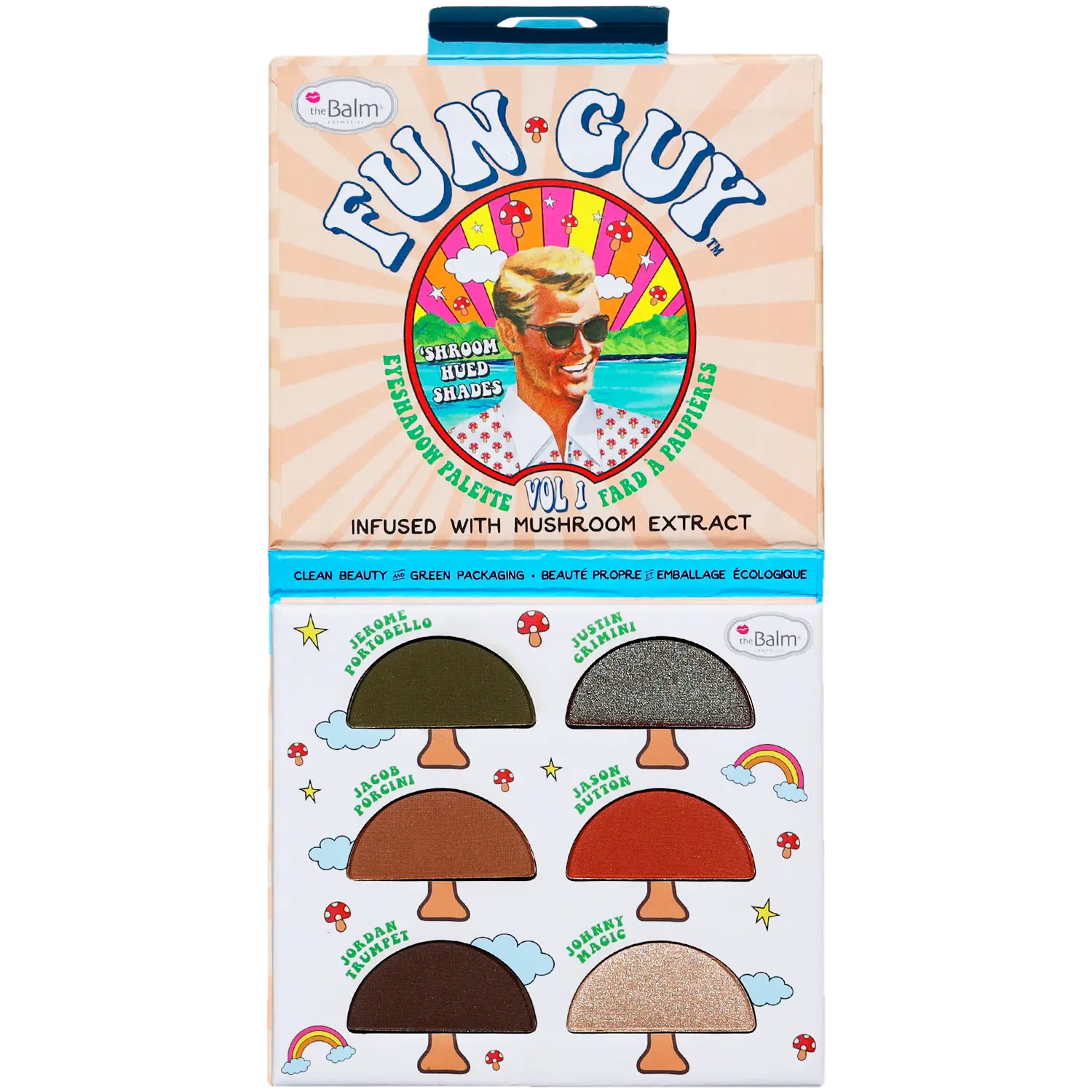 The Balm Fun Guy палетка теней для век, 10 г 
The Balm Fun Guy палетка теней для век, 10 г