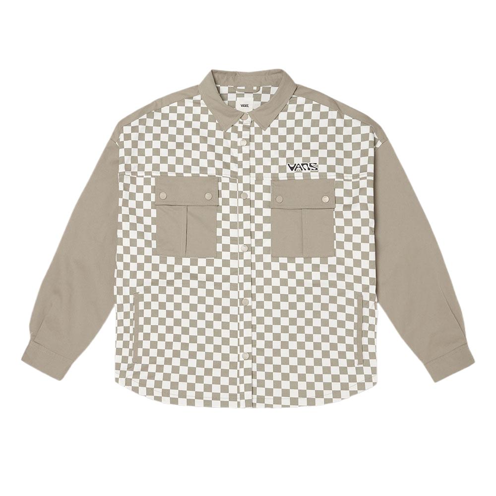 Vans Рубашки унисекс, хаки, с отворотом, средней длины
Vans Рубашки унисекс, хаки, с отворотом, средней длины