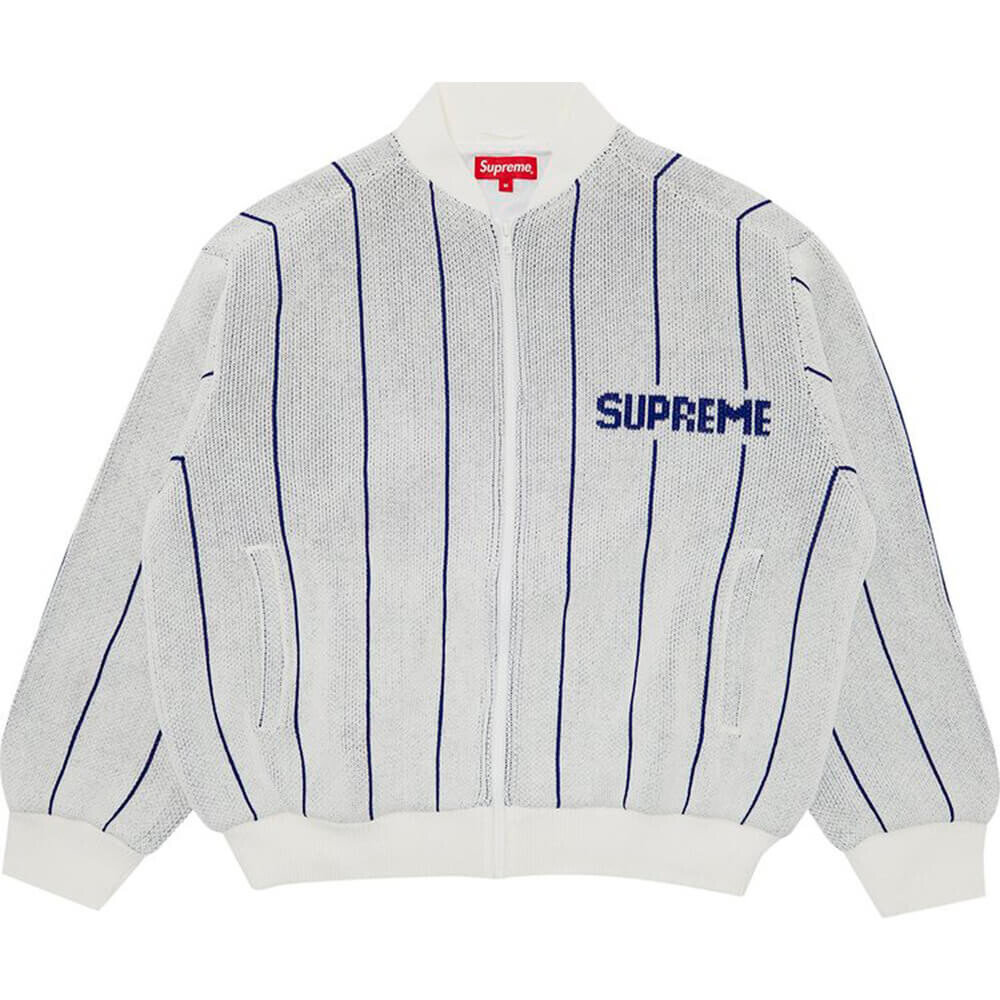 Джемпер Supreme Pinstripe Varsity Zip Up, белый
Джемпер Supreme Pinstripe Varsity Zip Up, белый