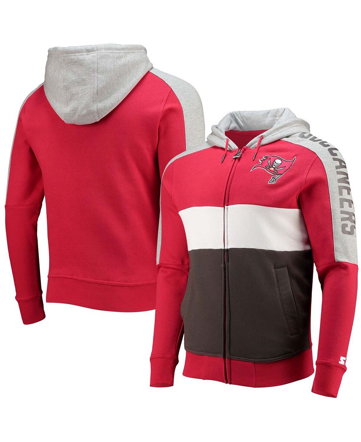 Мужская красная, оловянная толстовка с капюшоном tampa bay buccaneers playoffs color block с молнией во всю длину Starter, мульти
Мужская красная, оловянная толстовка с капюшоном tampa bay buccaneers playoffs color block с молнией во всю длину Starter, мульти