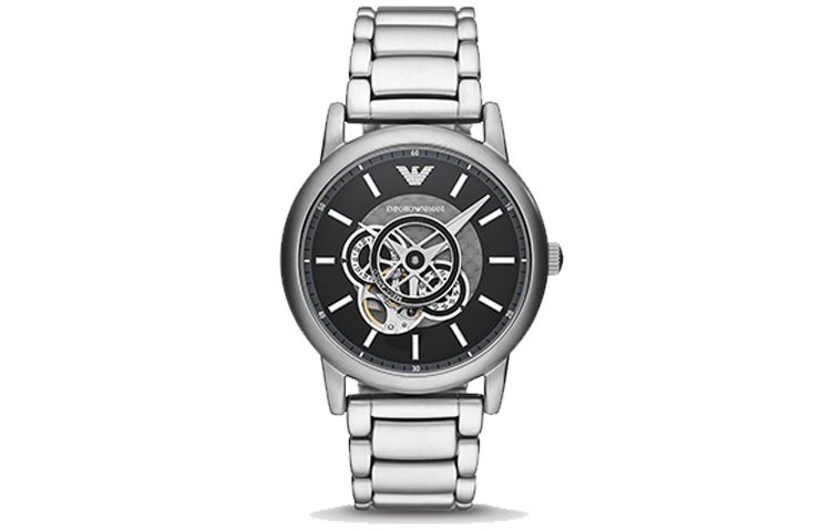 EMPORIO ARMANI Мужские часы с автоматическим механическим механизмом, браслет из нержавеющей стали, черный циферблат, AR60021
EMPORIO ARMANI Мужские часы с автоматическим механическим механизмом, браслет из нержавеющей стали, черный циферблат, AR60021