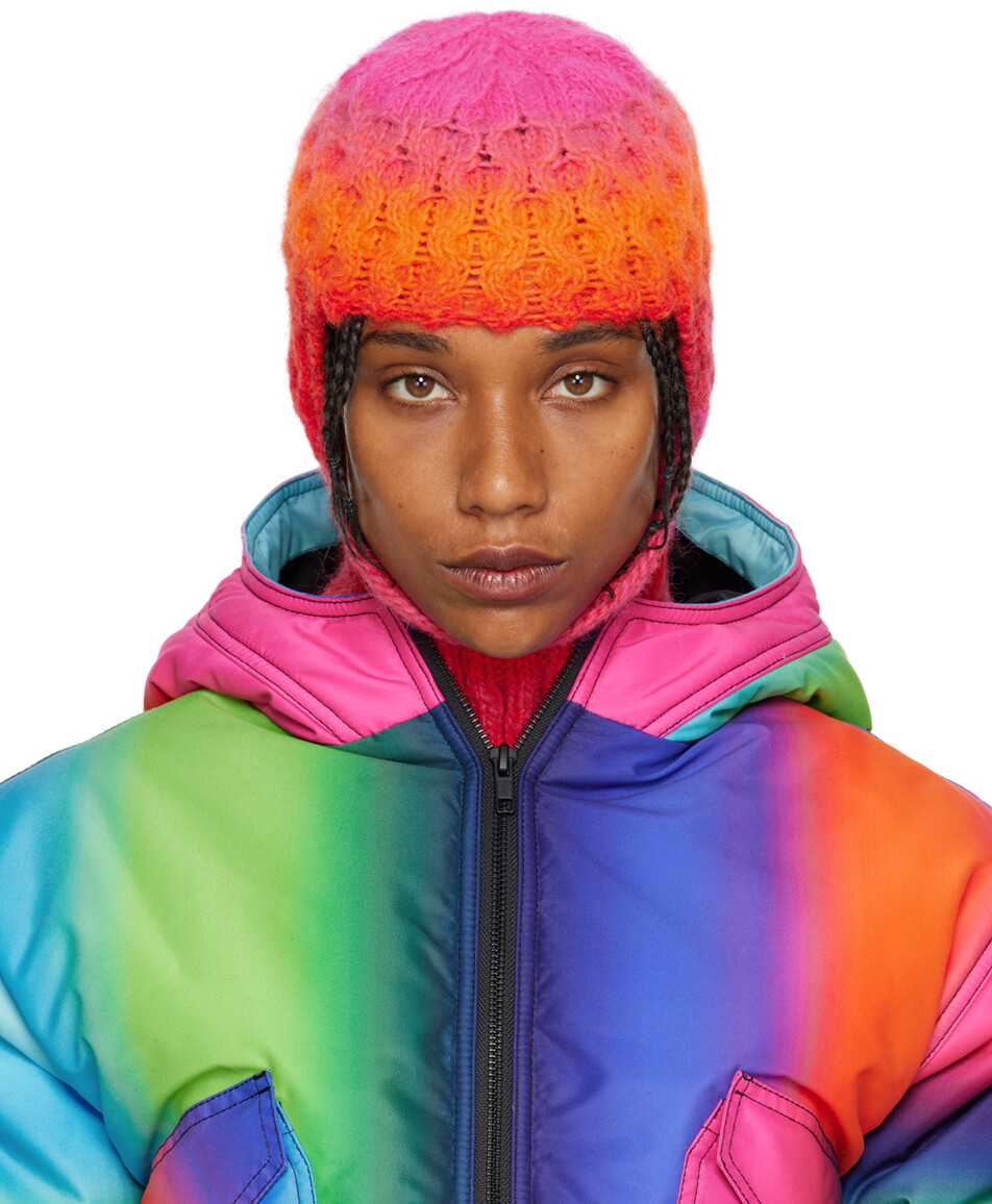 Оранжево-розовая балаклава с принтом тай-дай AGR
Оранжево-розовая балаклава с принтом тай-дай AGR