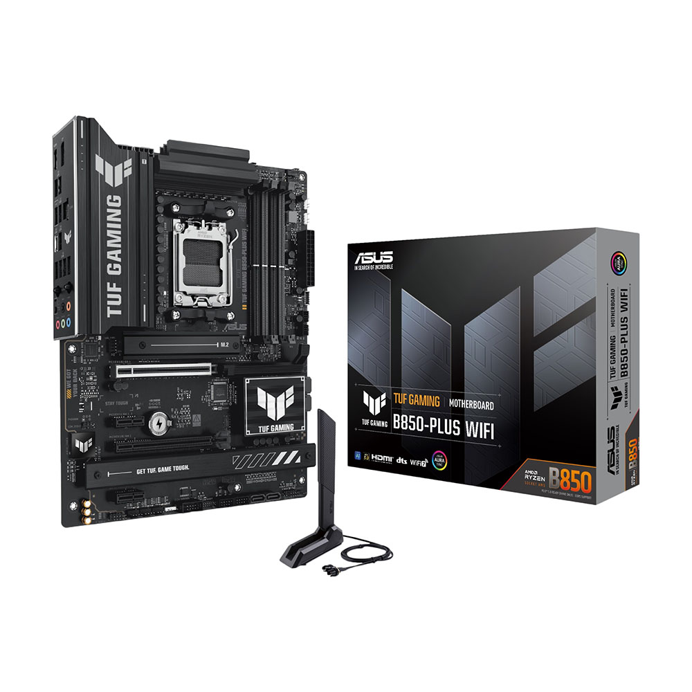 Материнская плата Asus TUF Gaming B850-Plus WIFI, AM5, DDR5, Wi-Fi
Материнская плата Asus TUF Gaming B850-Plus WIFI, AM5, DDR5, Wi-Fi