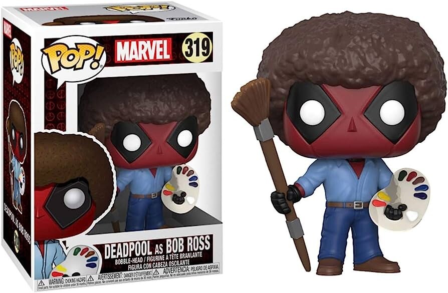 Фигурка Фигурка Funko POP! Marvel X-Men: Deadpool Playtime - Bob Ross Deadpool, Серый, Фигурка Фигурка Funko POP! Marvel X-Men: Deadpool Playtime - Bob Ross Deadpool
Фигурка Фигурка Funko POP! Marvel X-Men: Deadpool Playtime - Bob Ross Deadpool, Серый, Фигурка Фигурка Funko POP! Marvel X-Men: Deadpool Playtime - Bob Ross Deadpool