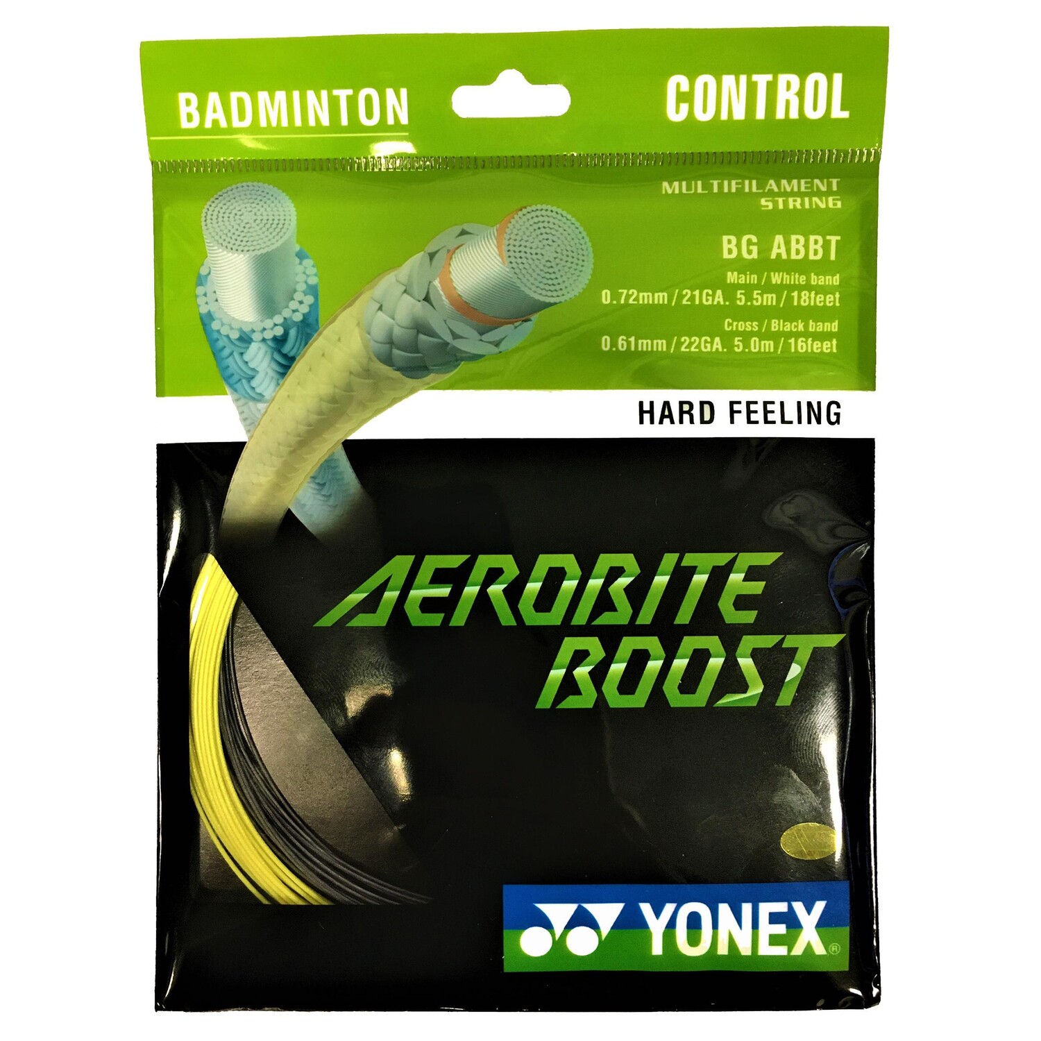 Бадминтонная струна AEROBITE BOOST чёрно-жёлтая YONEX
Бадминтонная струна AEROBITE BOOST чёрно-жёлтая YONEX