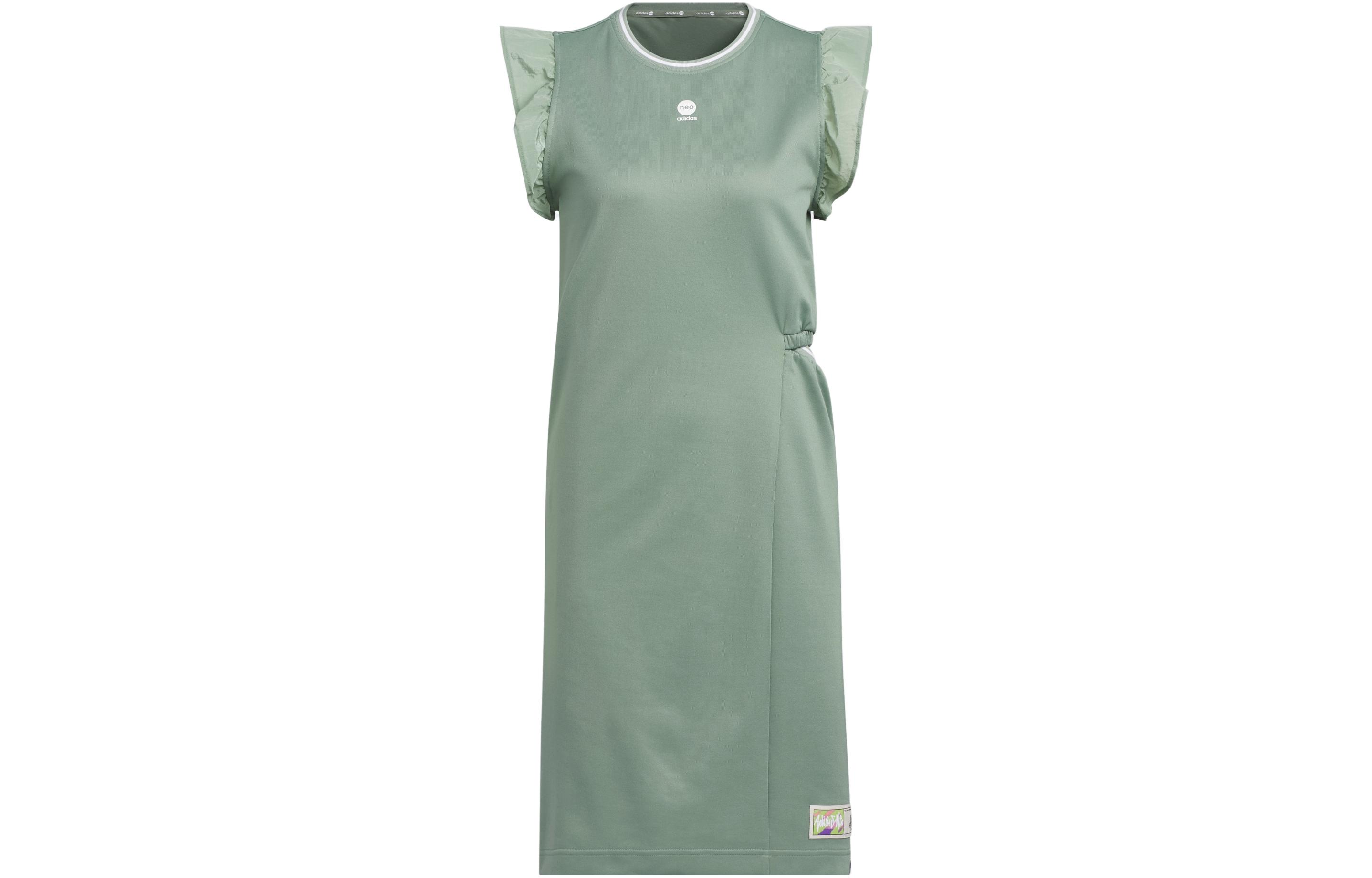 Женское платье без рукавов Пыльно-зеленый Adidas Neo
Женское платье без рукавов Пыльно-зеленый Adidas Neo