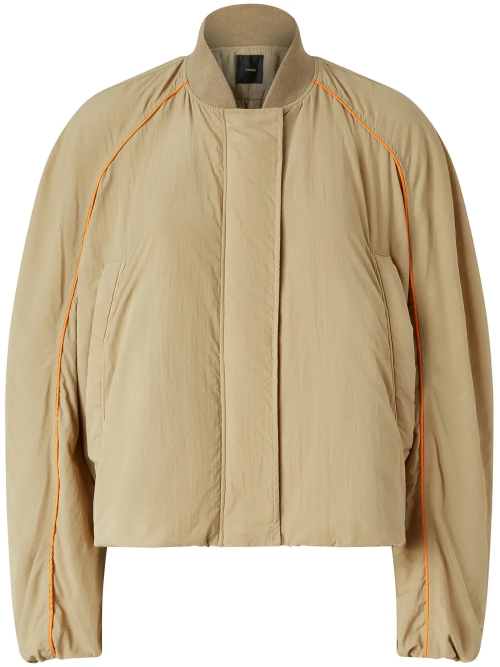 Бомбер-пуховик PINKO, нейтральный 
Бомбер-пуховик PINKO, нейтральный