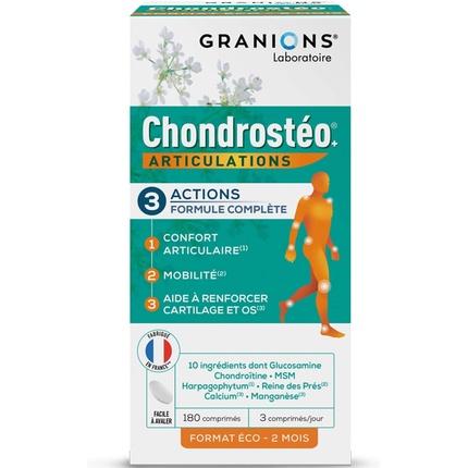 Chondrosteo Экономный размер 180 таблеток Granions
Chondrosteo Экономный размер 180 таблеток Granions
