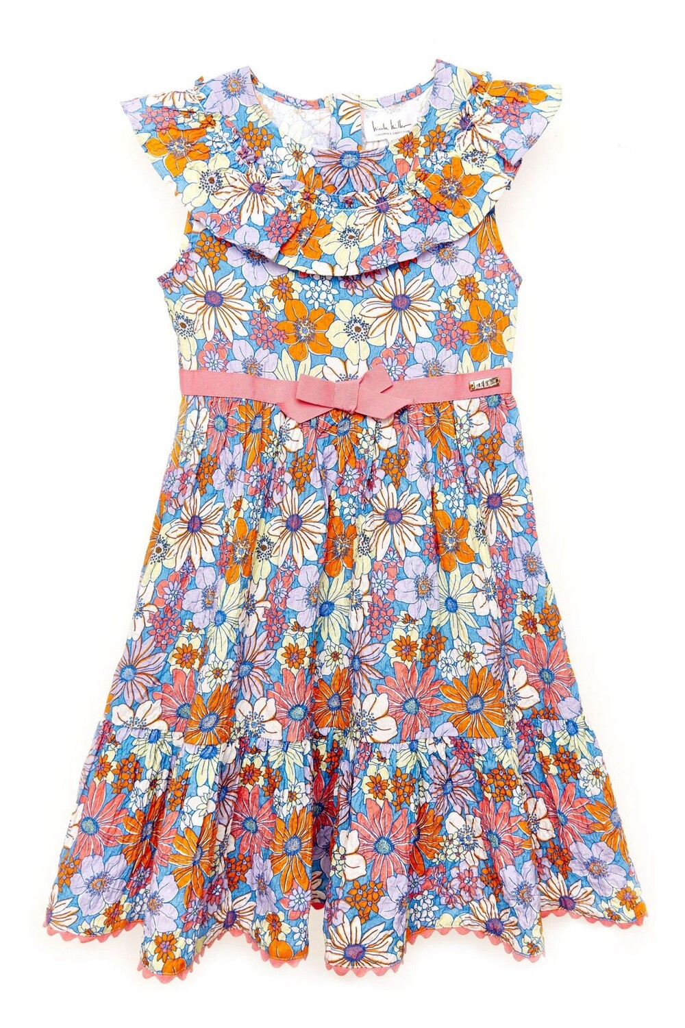 Хлопковое платье Nicole Miller, фиолетовый 
Хлопковое платье Nicole Miller, фиолетовый