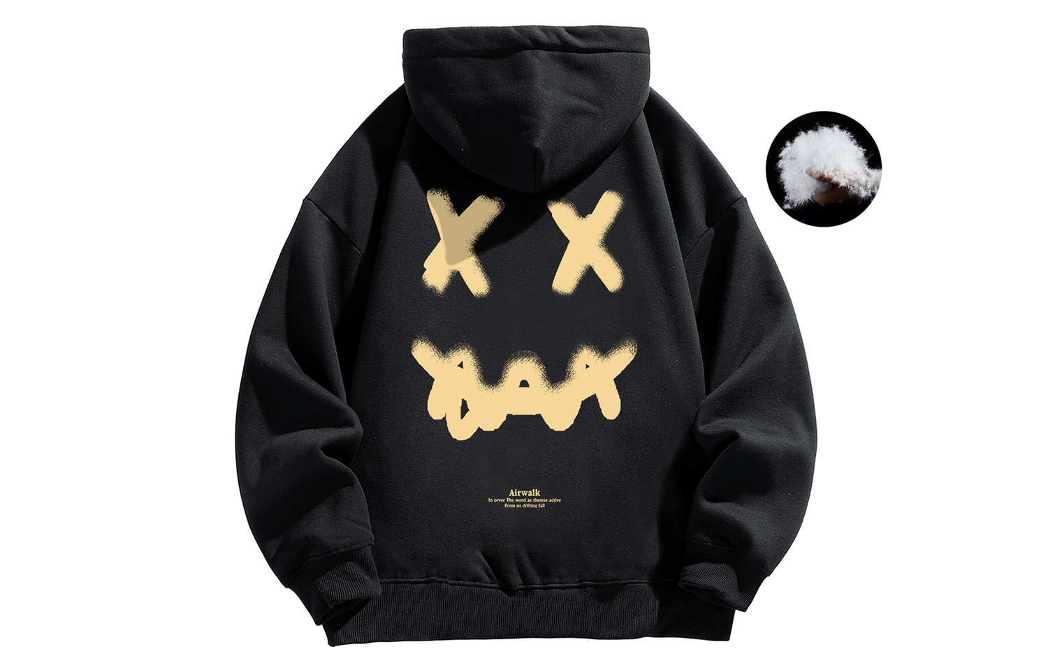 Унисекс свитшот Airwalk, черный
Унисекс свитшот Airwalk, черный