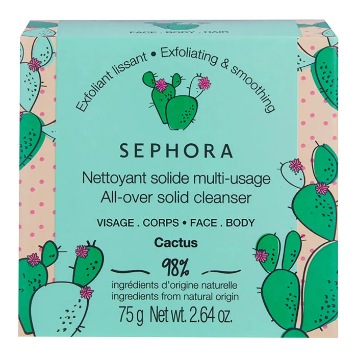 Натуральное мыло Cactus Sephora Collection 75 г
Натуральное мыло Cactus Sephora Collection 75 г