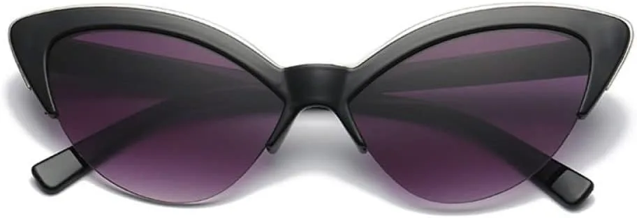 Винтажные солнцезащитные очки «кошачий глаз» для женщин, винтажные маленькие очки в полуободковой оправе, дорожные солнцезащитные очки для женщин generic, Black Gray
Винтажные солнцезащитные очки «кошачий глаз» для женщин, винтажные маленькие очки в полуободковой оправе, дорожные солнцезащитные очки для женщин generic, Black Gray