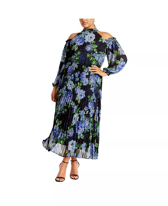 Платье макси с принтом «обещание» больших размеров CITY CHIC, синий
Платье макси с принтом «обещание» больших размеров CITY CHIC, синий