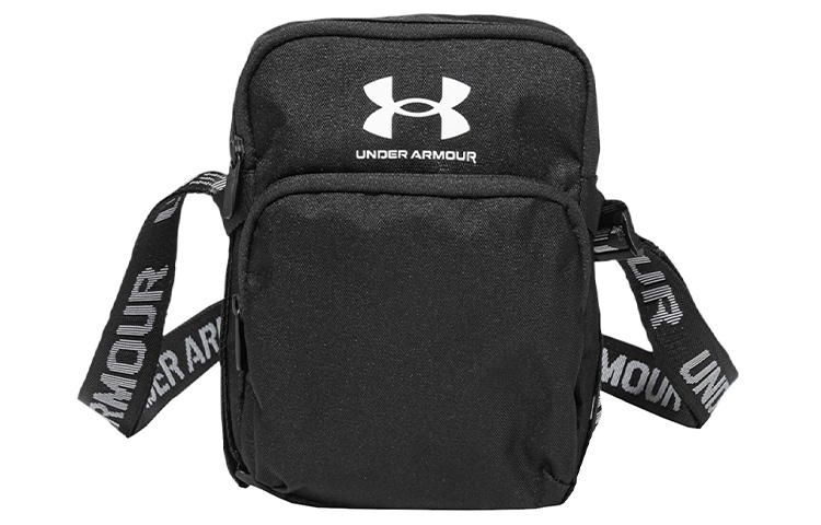 Полиэстеровая наплечная сумка через плечо обычная унисекс черная Under Armour
Полиэстеровая наплечная сумка через плечо обычная унисекс черная Under Armour