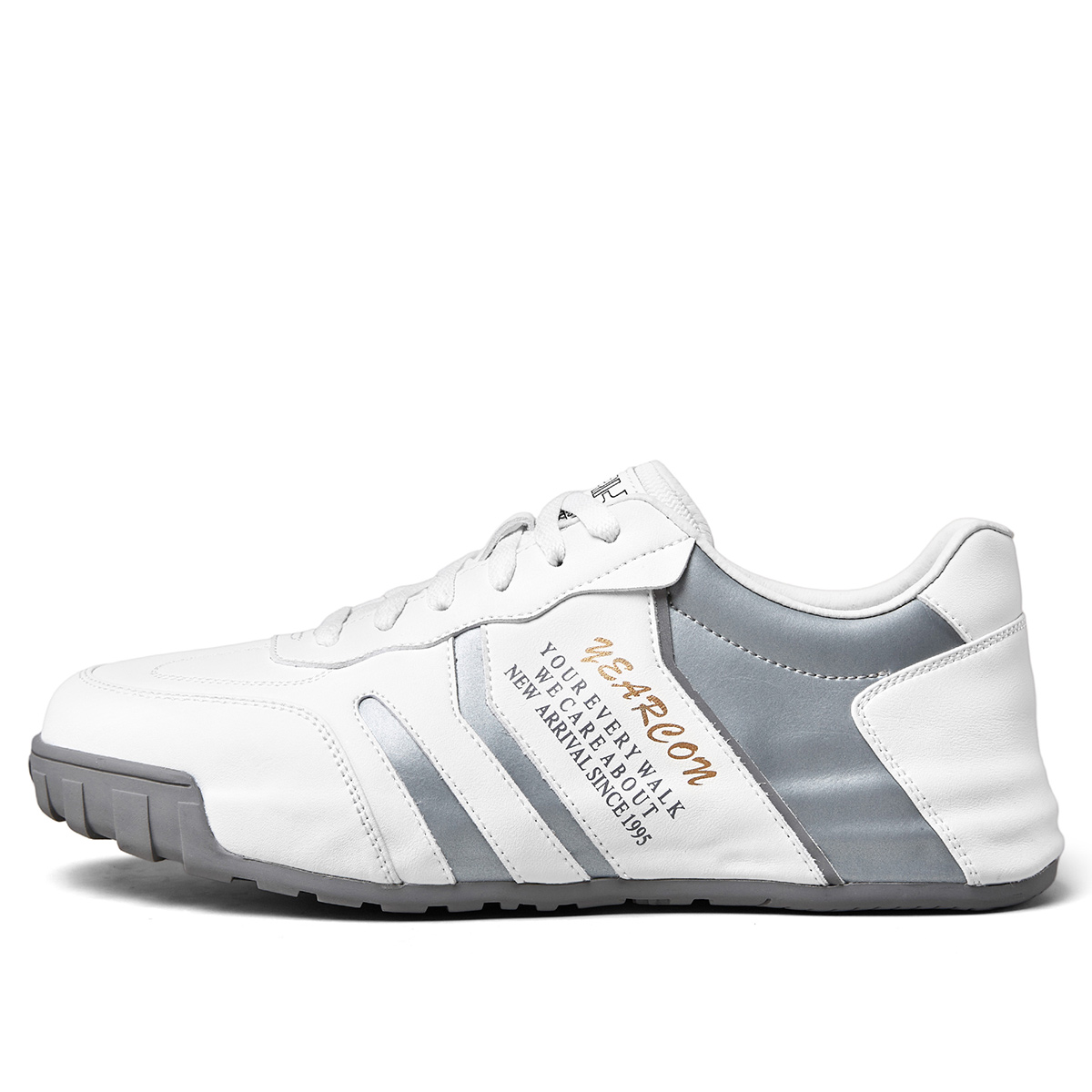 YEARCON Низкие повседневные мужские кроссовки бело-серые, цвет White/Gray
YEARCON Низкие повседневные мужские кроссовки бело-серые, цвет White/Gray