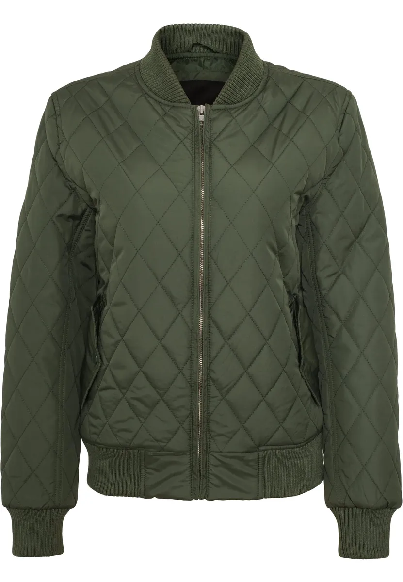 Куртка всепогодная URBAN CLASSICS " Urban Classics Women's Ladies Diamond Quilt Nylon Jacket" (1 шт.), без капюшона, оливковый
Куртка всепогодная URBAN CLASSICS " Urban Classics Women's Ladies Diamond Quilt Nylon Jacket" (1 шт.), без капюшона, оливковый