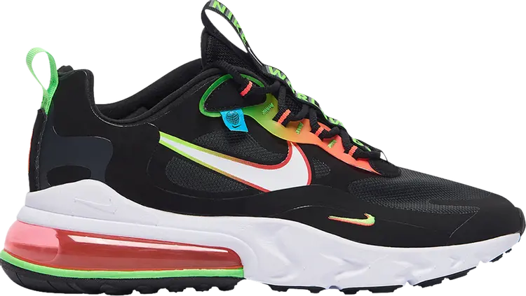 Кроссовки Nike Air Max 270 React 'Worldwide Pack - Black', черный
Кроссовки Nike Air Max 270 React 'Worldwide Pack - Black', черный