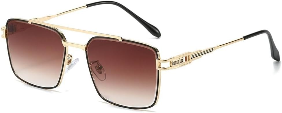 Солнцезащитные очки в стиле ретро с острыми краями, металлическими линзами с градиентным переходом цвета и защитой от УФ-излучения. Подходят для мужчин и женщин KTUCN, Gradient Tea
Солнцезащитные очки в стиле ретро с острыми краями, металлическими линзами с градиентным переходом цвета и защитой от УФ-излучения. Подходят для мужчин и женщин KTUCN, Gradient Tea