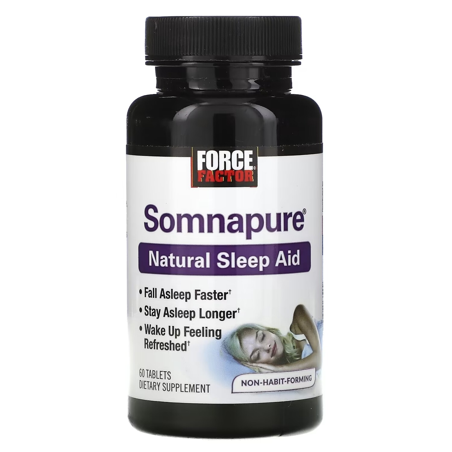 Force Factor Somnapure натурально средство для сна, 60 таблеток
Force Factor Somnapure натурально средство для сна, 60 таблеток