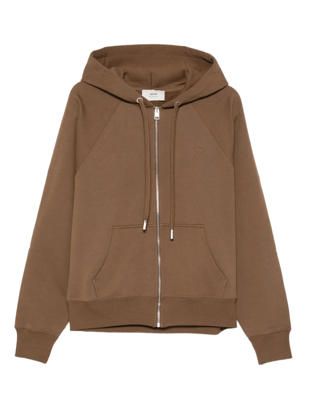 Толстовка с капюшоном на молнии AMI Paris, коричневый
Толстовка с капюшоном на молнии AMI Paris, коричневый