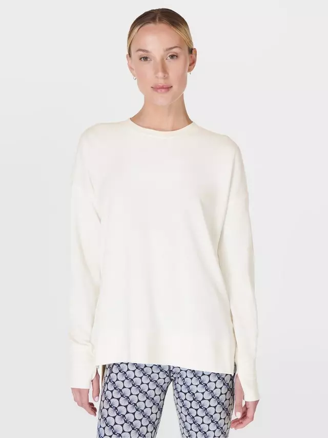 Толстовка Sweaty Betty After Class Longline, цвет lily/white
Толстовка Sweaty Betty After Class Longline, цвет lily/white